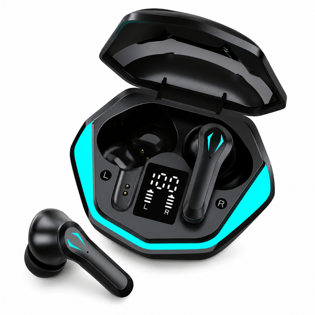 Fone Bluetooth Gamer Microfone Redução Ruído Display
