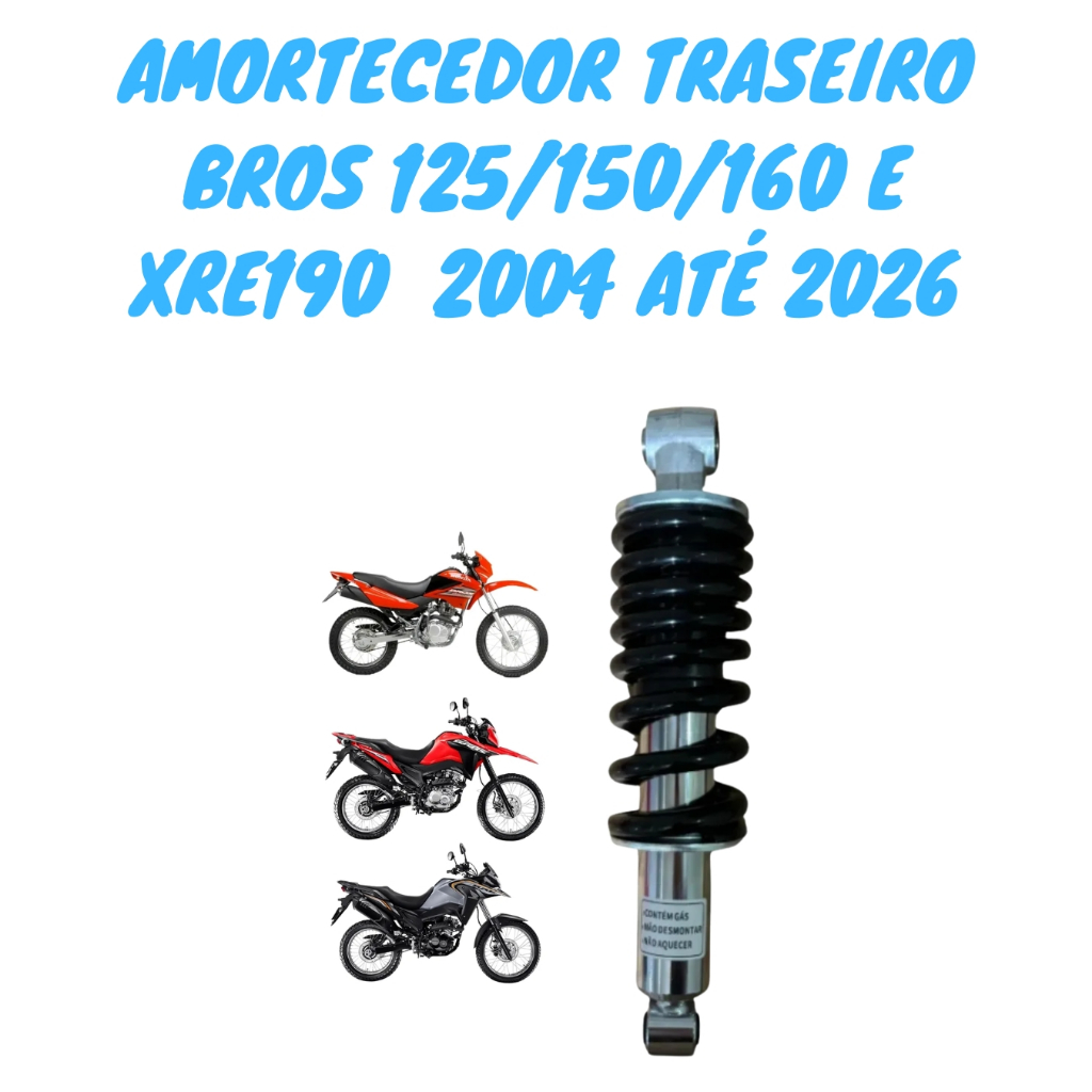 Amortecedor Suspensão Central Traseiro Prolink Bros 125 150 160 e Xre190 2003 até 2025