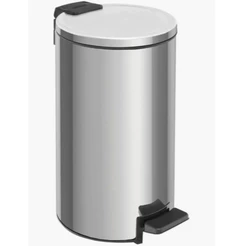 Lixeira Pedal 5L Inox Tramontina Balde Removível Cozinha Banheiro Escritório