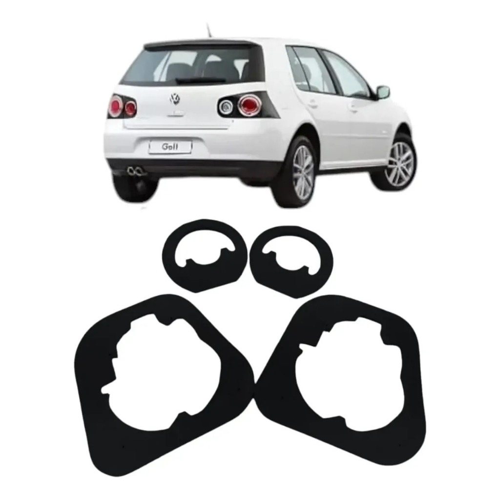 Kit Borracha Vedação Lanterna Golf 2009 2010 2011 2012 2013 2014