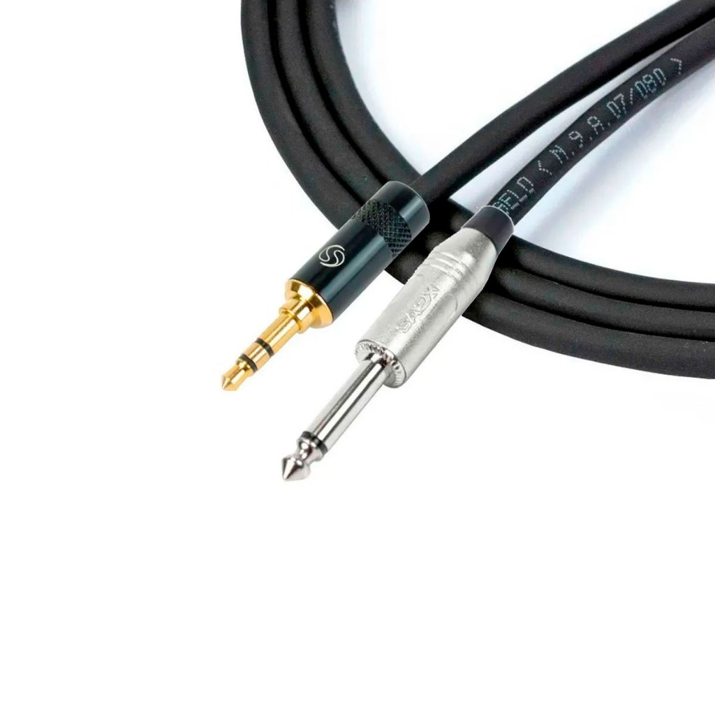 CABO PARA NOTEBOOK CELULAR CAIXA DE SOM P2 / P10 MONO PROFISSIONAL 10 METROS SANTO ANGELO