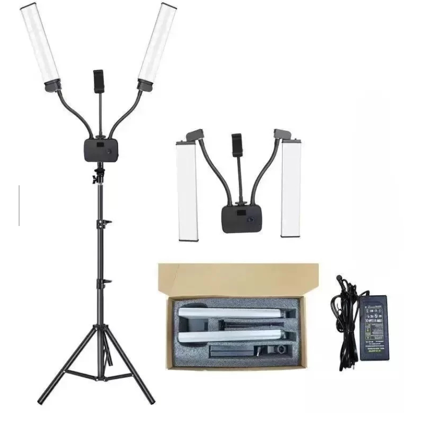 Ring Light LED 45W com Tripé - Iluminação Profissional e Portátil