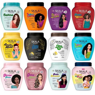 Creme Tratamento Skala 1kg  Fragancias - Mais cachos - Mais lisos - Uva - Divino potao - Melancia