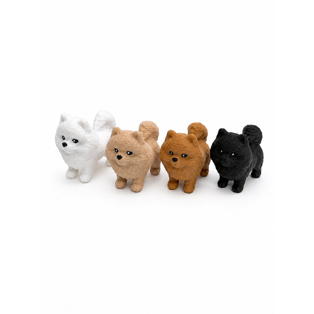 Spitz Alemão - Lulu da Pomerânia - Mini Pets Colecionáveis