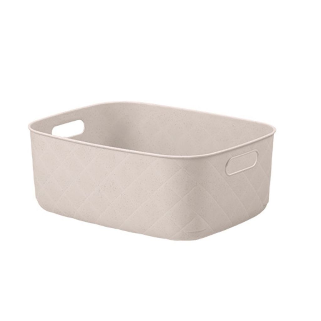 Caixa Organizadora Puffer 12 L Light Gray Coza