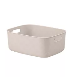 Caixa Organizadora Puffer 12 L Light Gray Coza