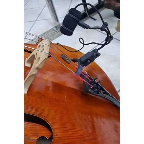 Suporte Clipe Microfone Violoncelo Cello – Sem Ruído – Impressão 3D PLA – Shows e Gravações
