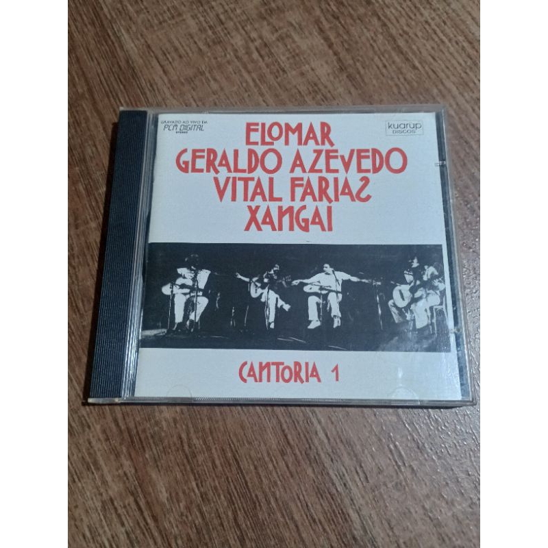 CD Cantoria 1 Elomar Geraldo Azevedo Vital Farias Xangai 1984