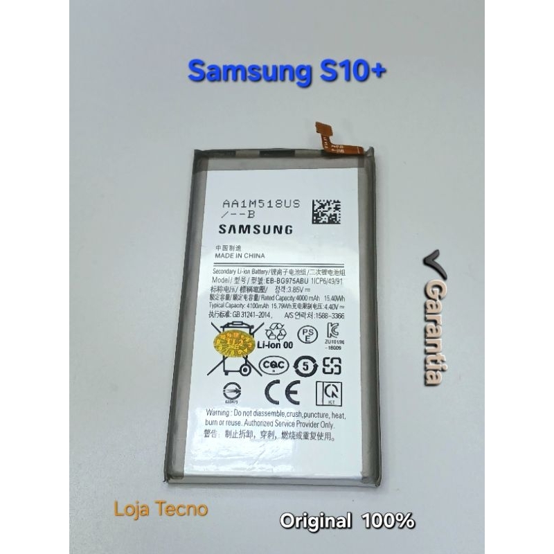 Bateria Samsung Galaxy S10 Plus S10+