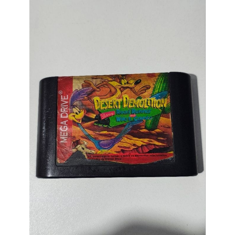 Cartucho original TEC Toy Mega Drive - Desert Demolition
