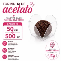 50~500 FORMINHAS DE ACETATO BASE ABA REDONDA PARA DOCES FESTA ANIVERSÁRIO CASAMENTO DEBUTANTE