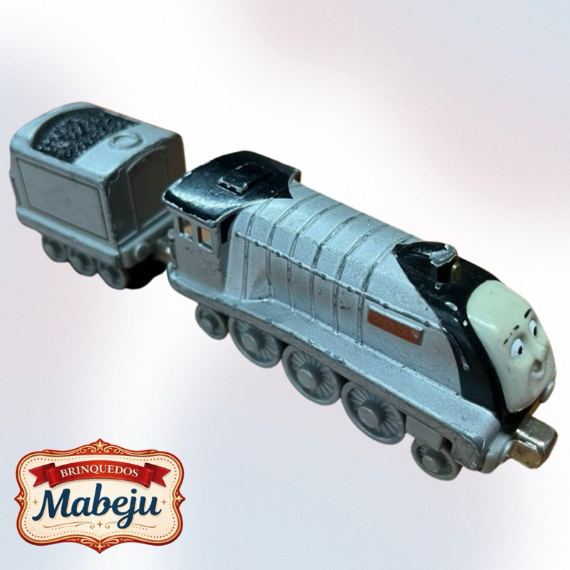 brinquedo trem Thomas e seus amigos Spencer e vagão em metal
