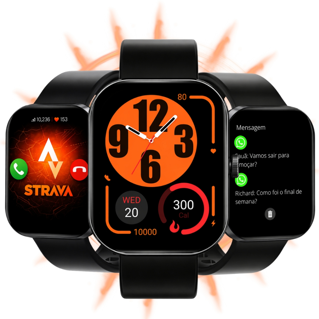 Relógio Smartwatch Haylou Watch S6 Strava Masculino Feminino Android IOS