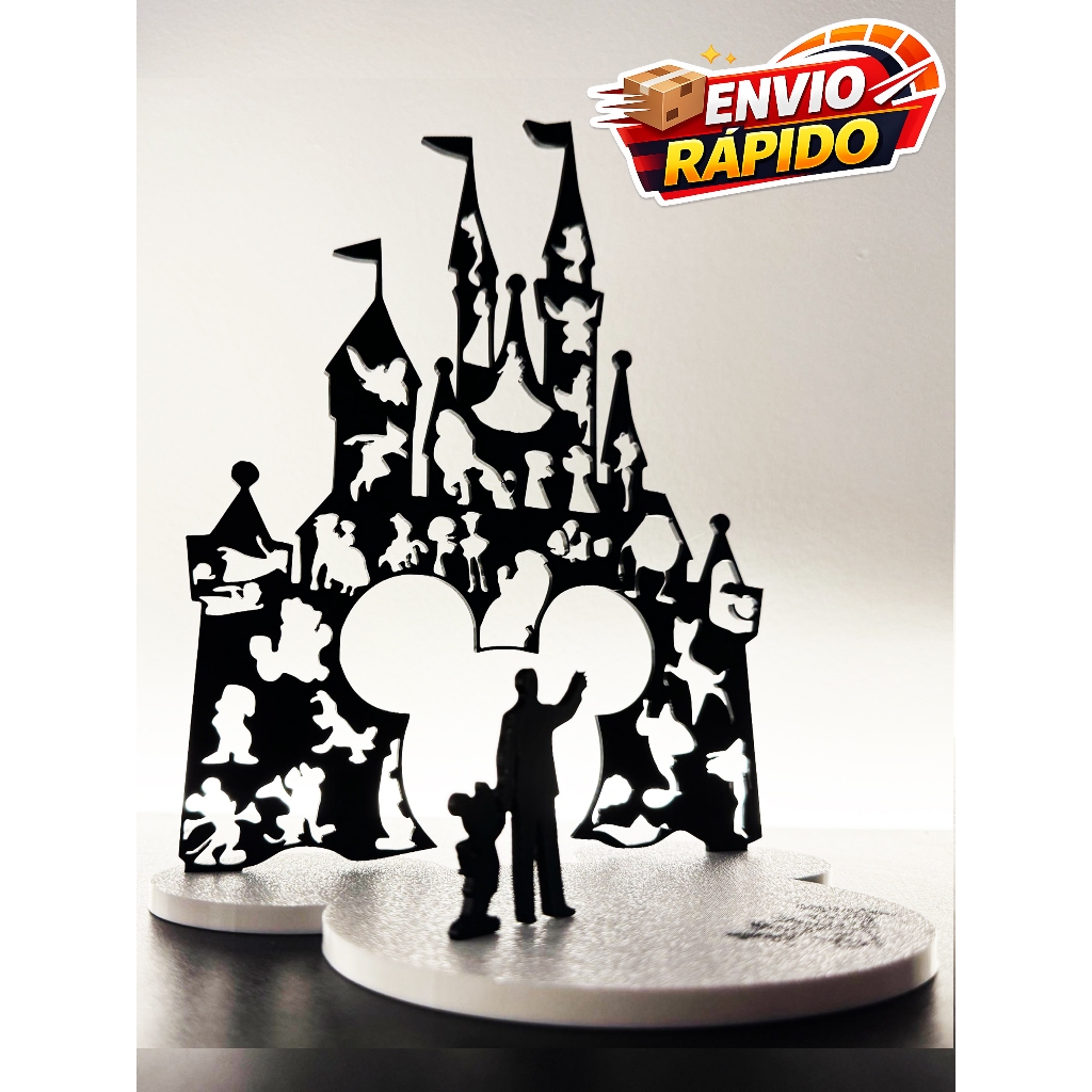 Decoração Castelo Disney - Mickey - Minnie - Sala - Quarto - Imaginação - Pixar - Desenho - Animado