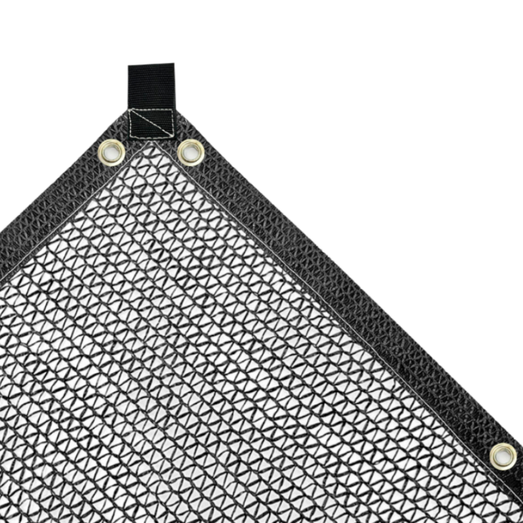 Tela de Sombreamento 50% Preta com Ilhós 1,5x6 1,5x7 1,5x8 1,5x9 1,5x10 Proteção UV Jardim Viveiro