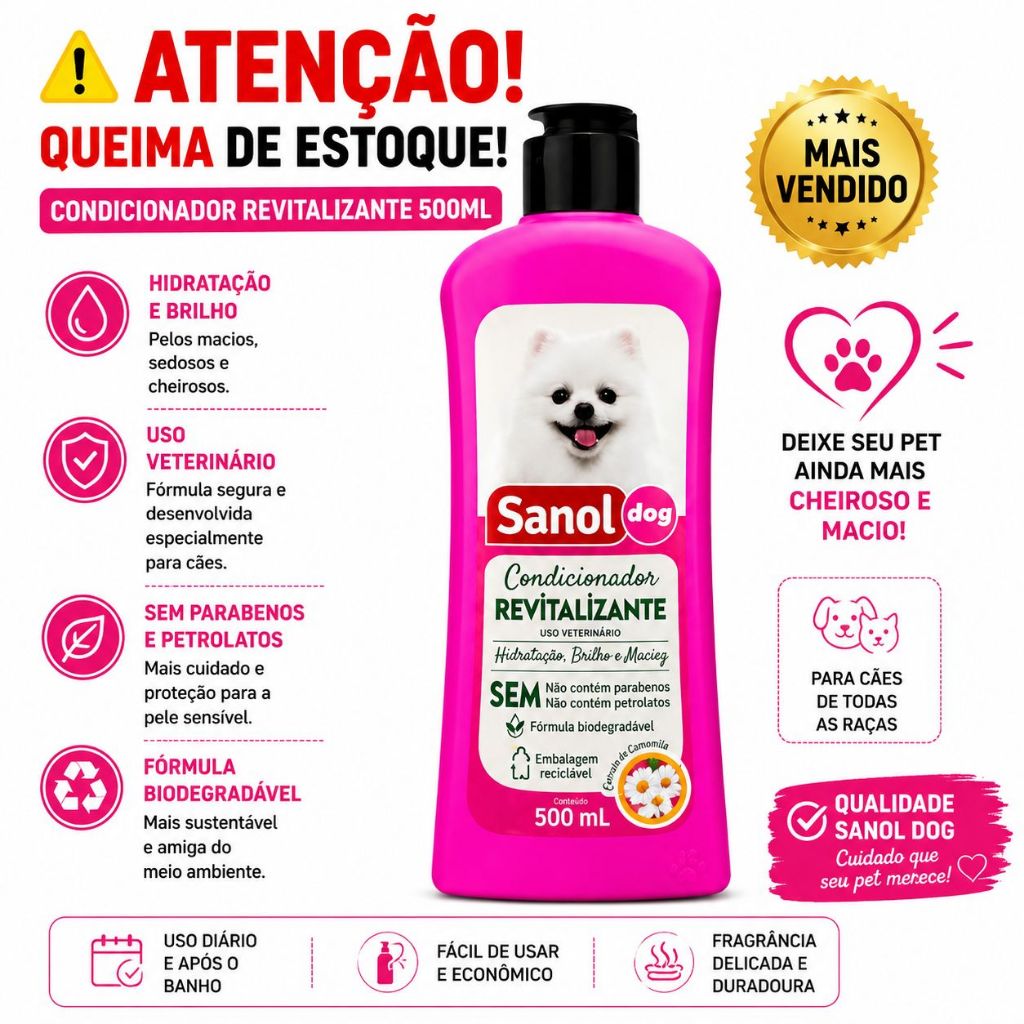 Condicionador Sanol Revitalizante