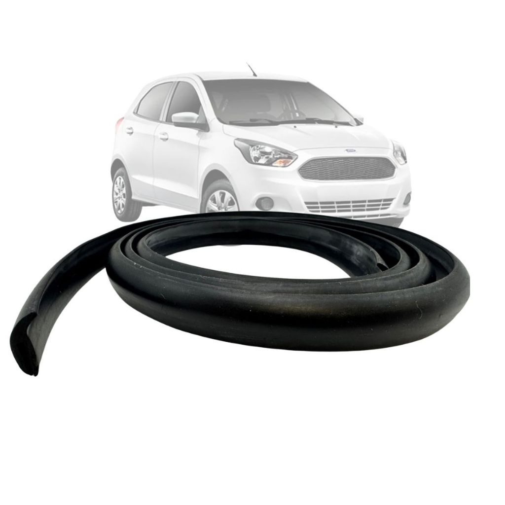 Borracha Friso Acabamento Churrasqueira Parabrisa Ford Ka 2015 a 2021