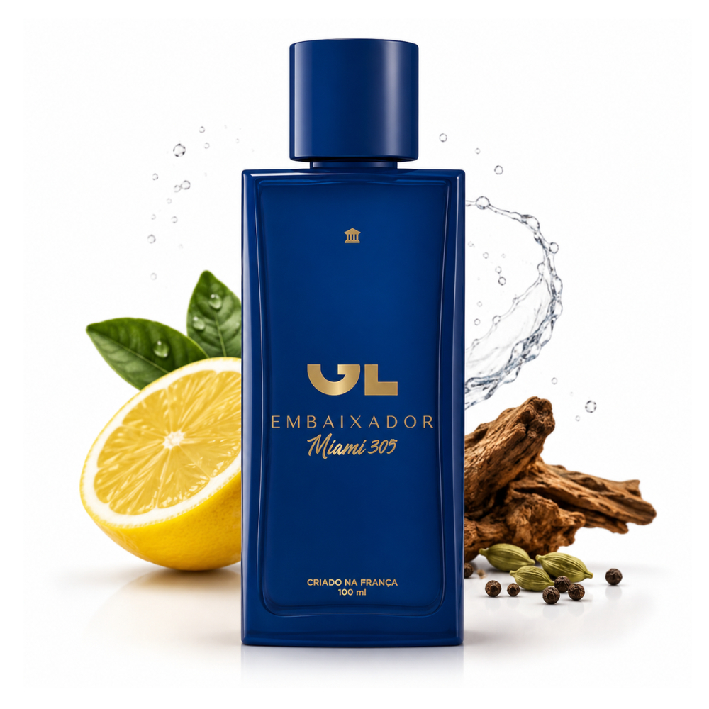 Deo Colônia GL Embaixador Gusttavo Lima Miami 305 100ml Perfume Masculino Importado