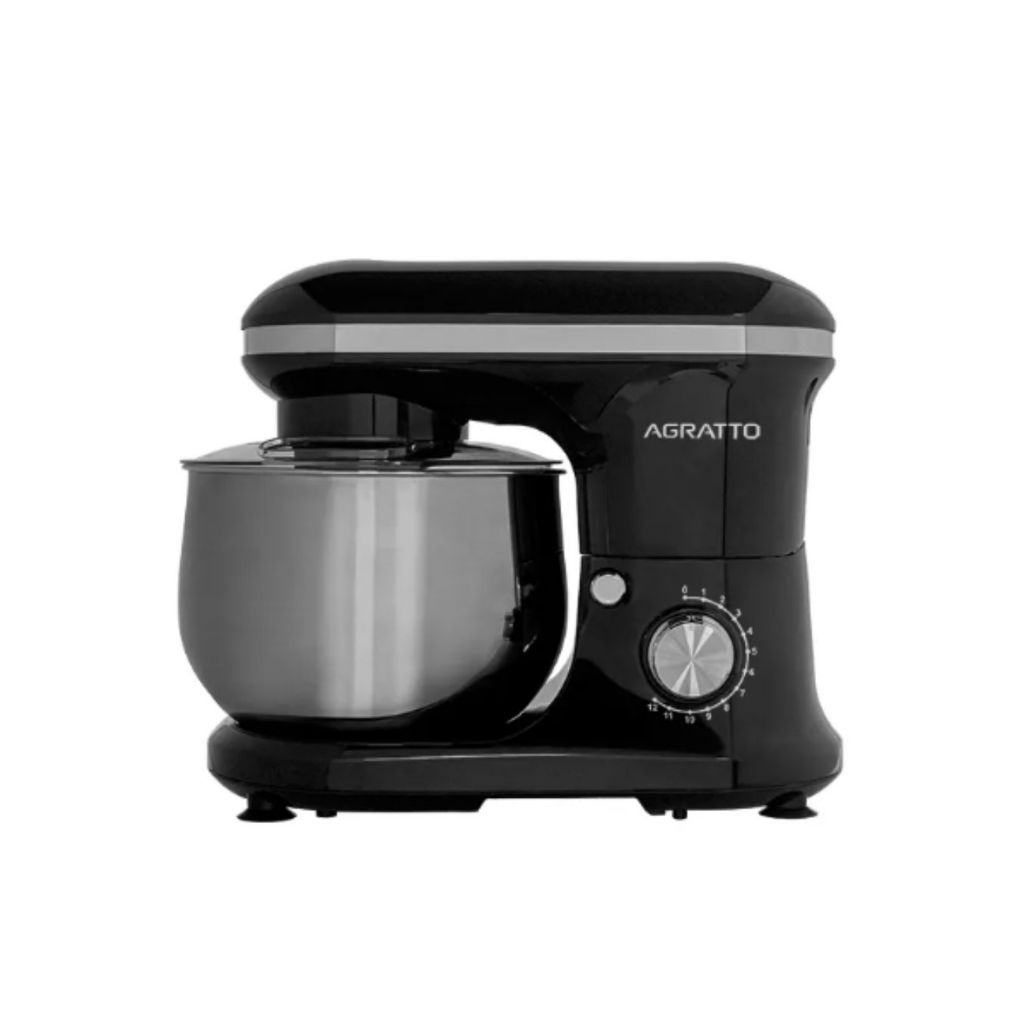 Batedeira Planetaria Supremma Preta e Inox 5 Litros 700W 110v/127v