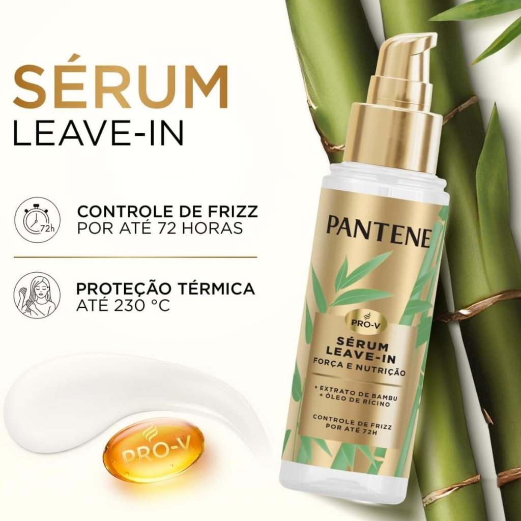 SÉRUM LEAVE-IN PANTENE FORÇA E NUTRIÇÃO BAMBU 95ML · foto 2
