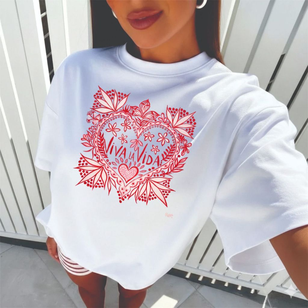 camiseta tshirt blusa feminina descolada estilosa 100%algodão viver cor coll namaste viva la vida