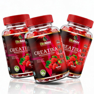 Combo 3 Pote de Creatina Monohidratada em Gomas 60UN