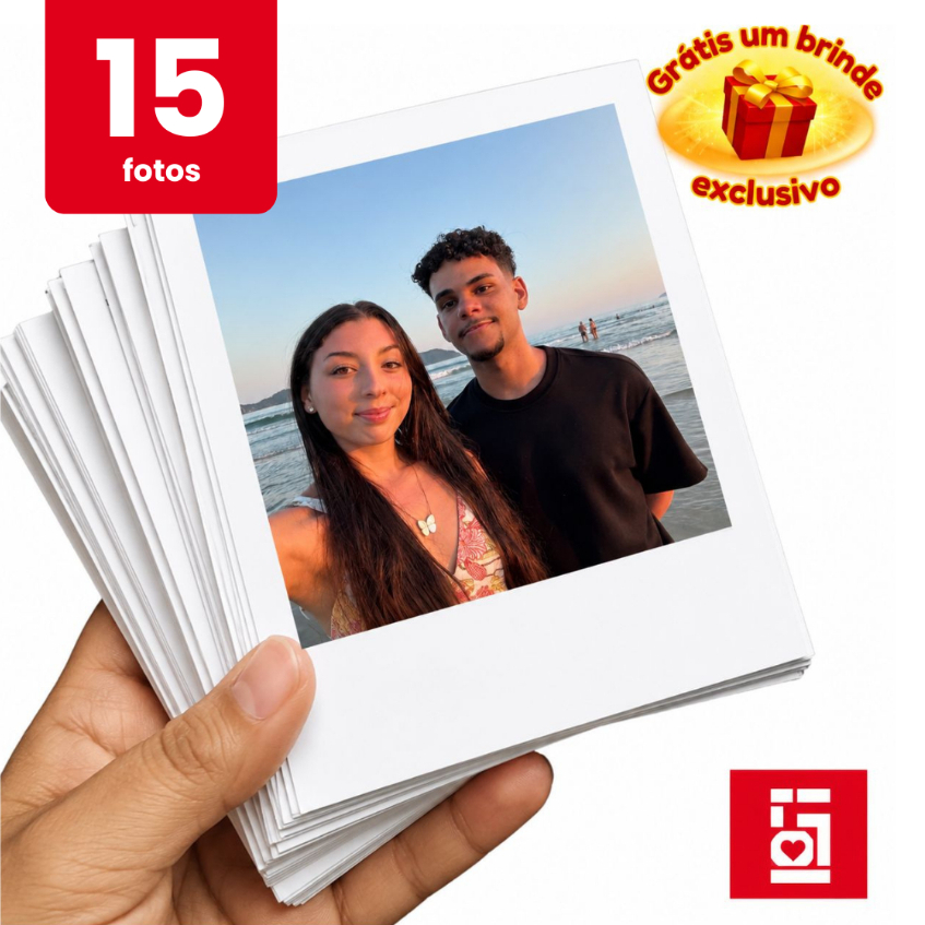 Mini 15 Fotos Por Unidade - Cabe na capinha de Celular - Alta qualidade - Sem legendas
