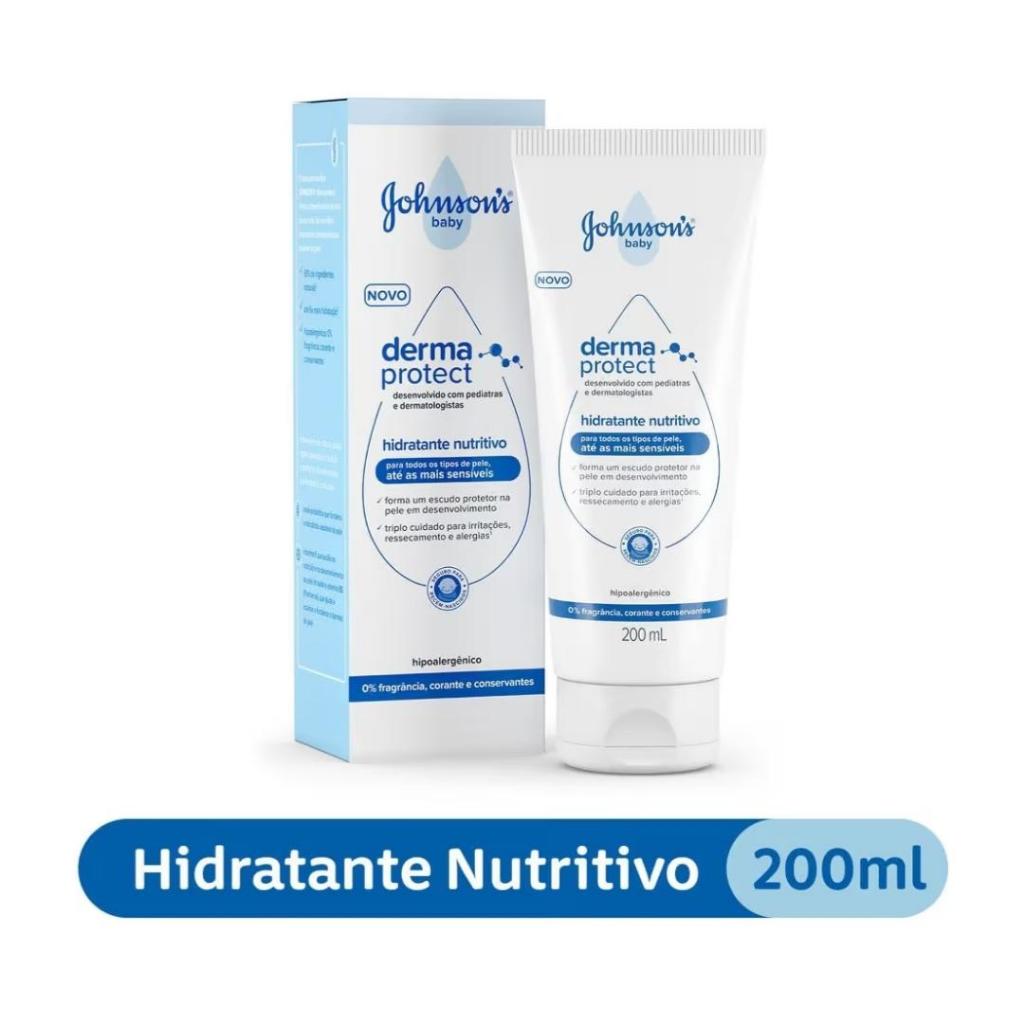 Johnson's Baby Hidratante 200ml Derma Protect - Proteção 24 Horas