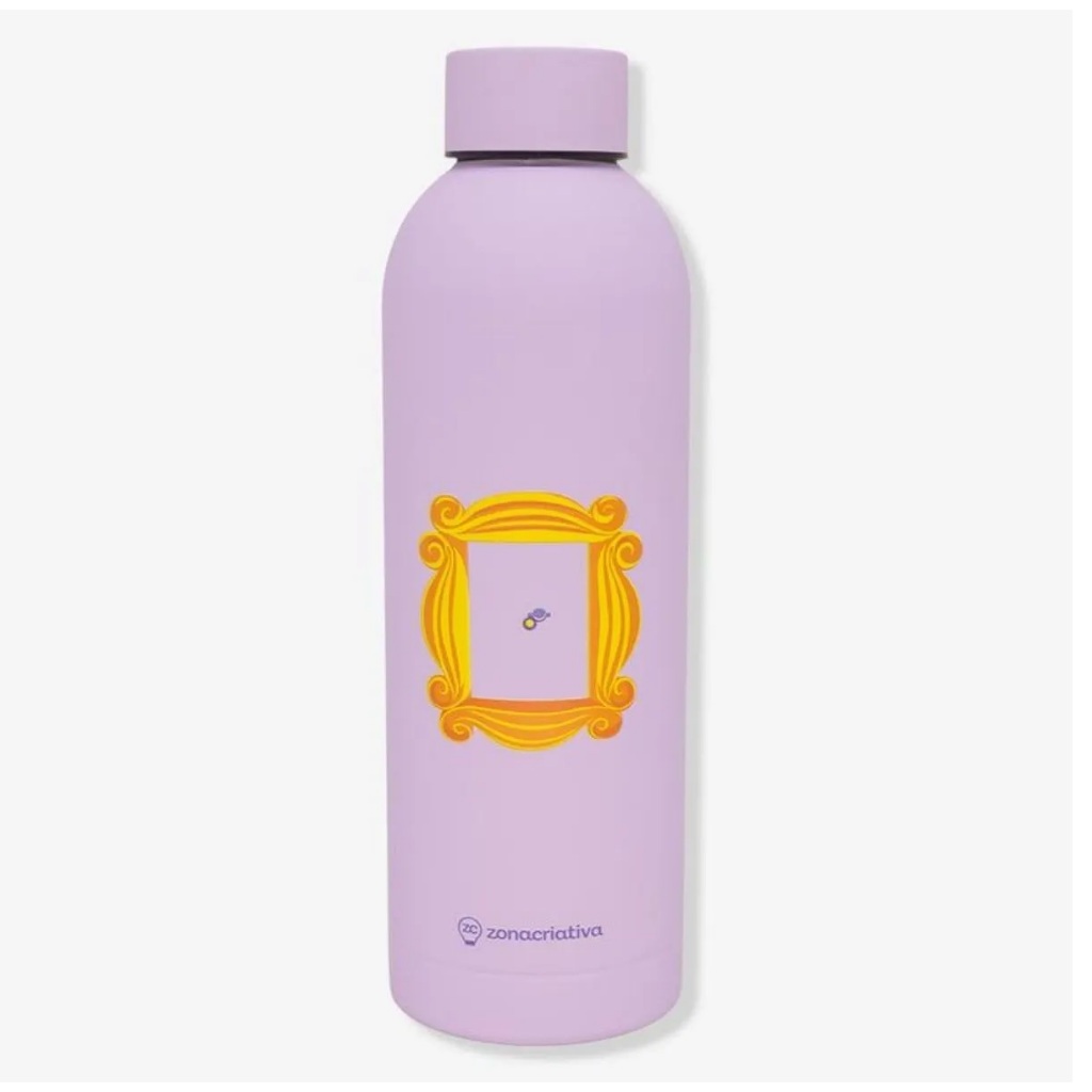 Garrafa Cantil Friends Térmica 500ml Oficial Warner Moldura
