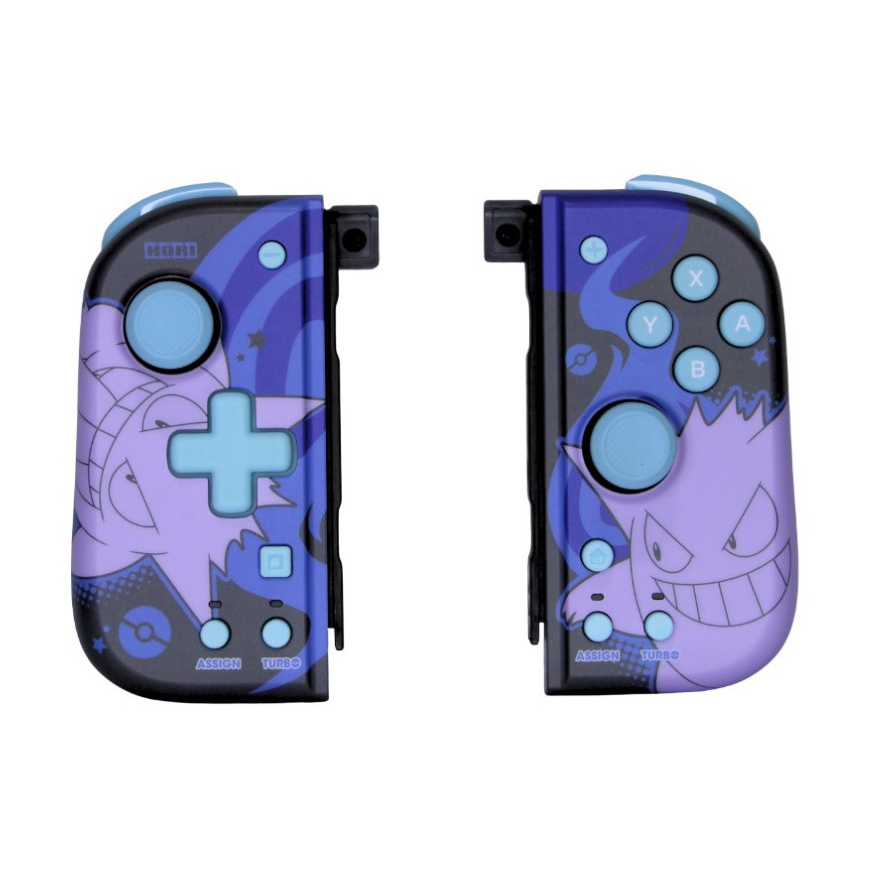 Controles Split Pad Compact HORI para Nintendo Switch edição Pokemon Gengar