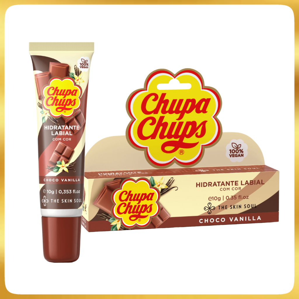 Hidratante Labial Chupa Chups Choco Vanilla 10g