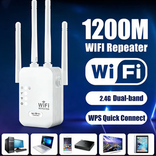 Repetidor Wifi 2800Mbps 4 Antenas Roteador Amplificador De Cor Branco Ideal para Casa e Escritório G8