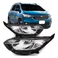 Farol Principal Chevrolet Spin Elétrico Com Led Com Motor Marca:Yh Ano:2019/2023 Cdg:03-186L 03-186R