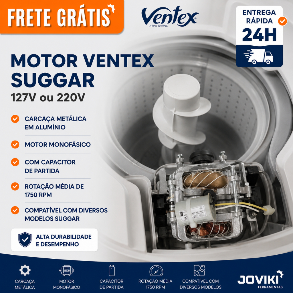 Motor Ventex Suggar 127V ou 220V
