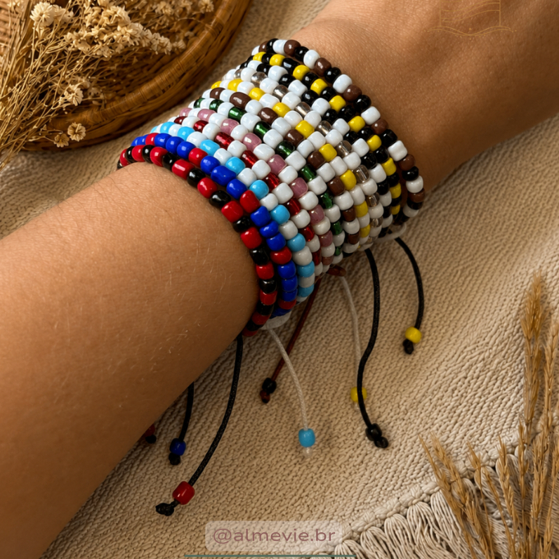 Pulseira de Orixás Reguláveis Umbanda e Candomblé Preto Velho Exu Oxalá Iemanjá Oxum Ogum Xangô Oxossi Nanã Iansâ Omulu