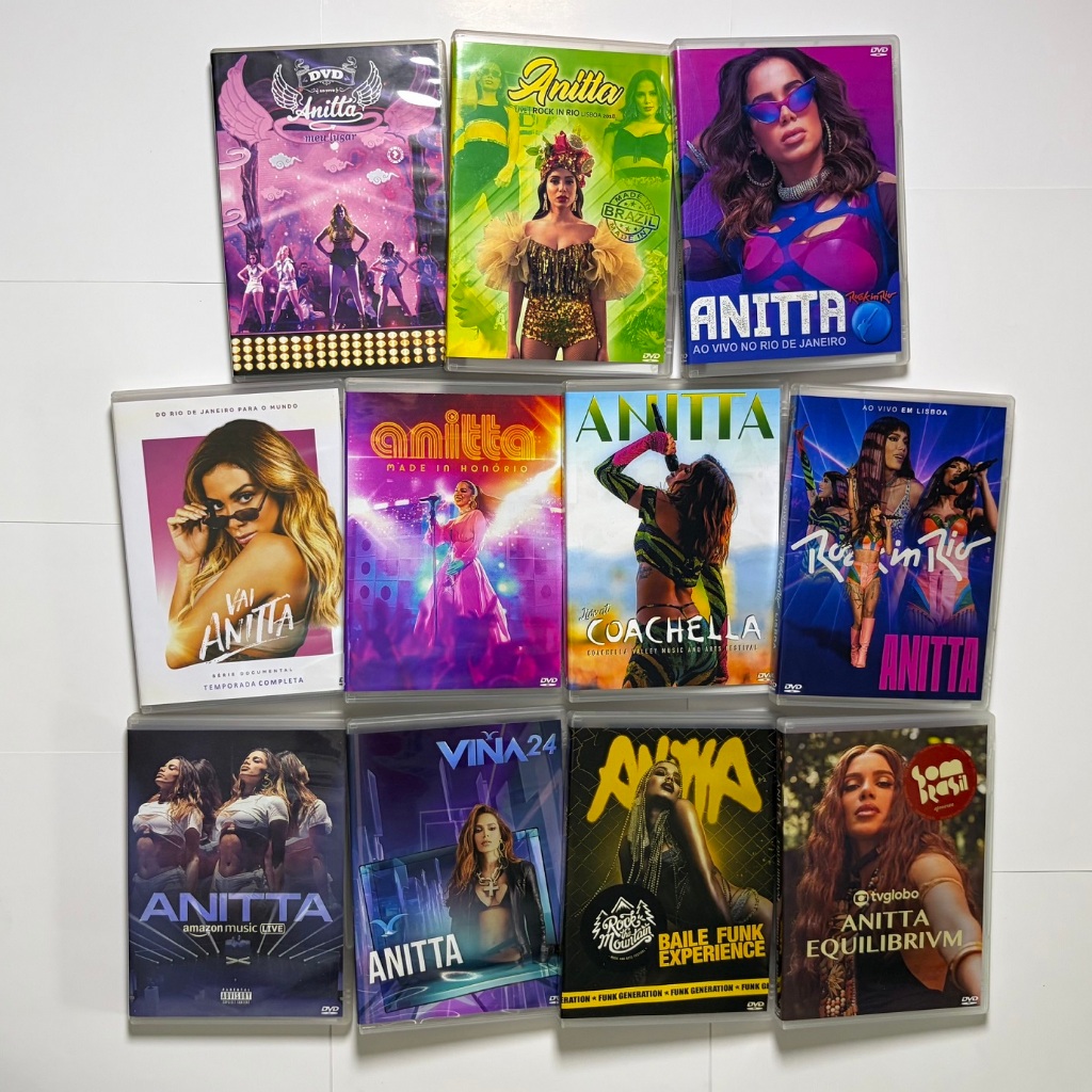 DVD Anitta Meu Lugar Rock In Rio Coachella Amazon Music Live Baile Funk Experience Funk Generation Equilibrium Som Brasi