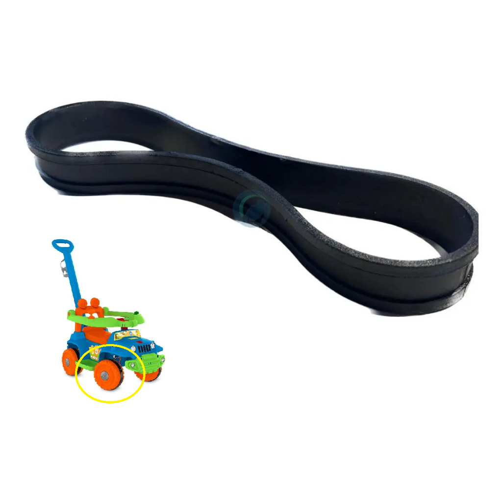 Borracha Roda Baby BanJipe Brinquedos Bandeirante Anel Antiderrapante 51 cm Somente BabyJipe