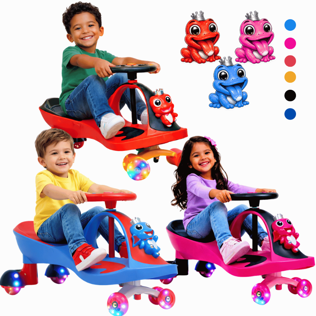 Carrinho Rolima Gira 360 original Car Com Led Passeio Infantil Suporta 100kg Menino Menina