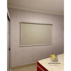 Cortina Persiana Rolo 100% Blackout Linho Bege Premium varias medidas