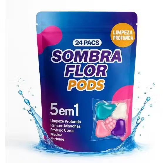 24-capsule 5-in-1 Luxury Floral Scented Soap Set – High-concentration soap granules, dissolves instantly in water.