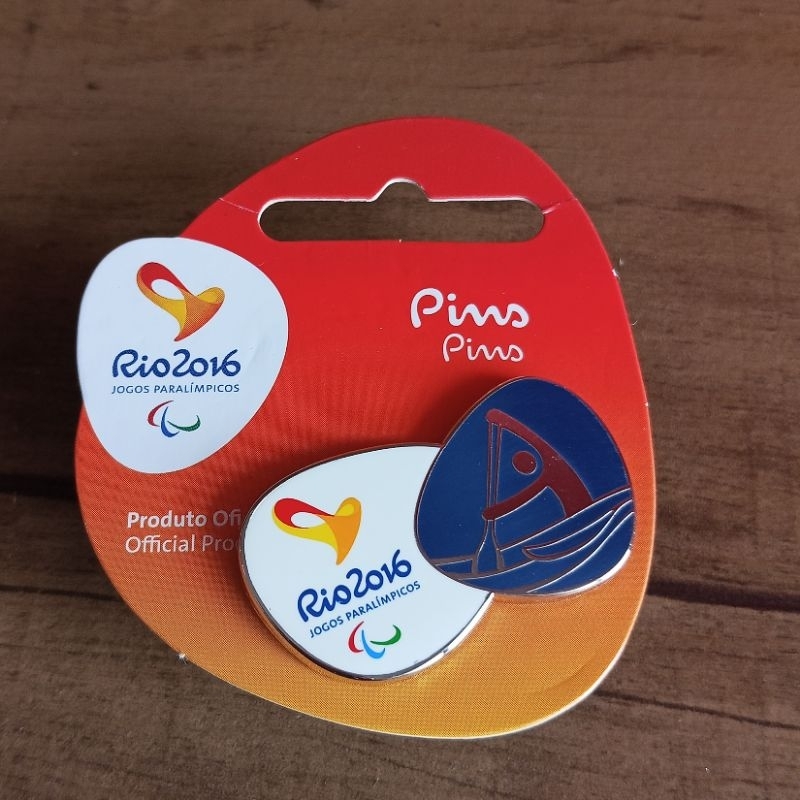 Pin Oficial Jogos Paralímpicos Rio de Janeiro 2016 - Paracanoagem