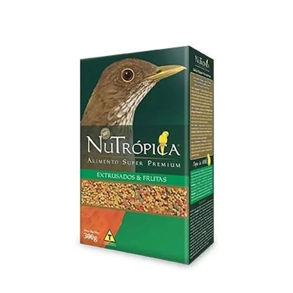 Ração Nutrópica Premium Para Sabiá e Pássaro Preto Extrusada 300g Original
