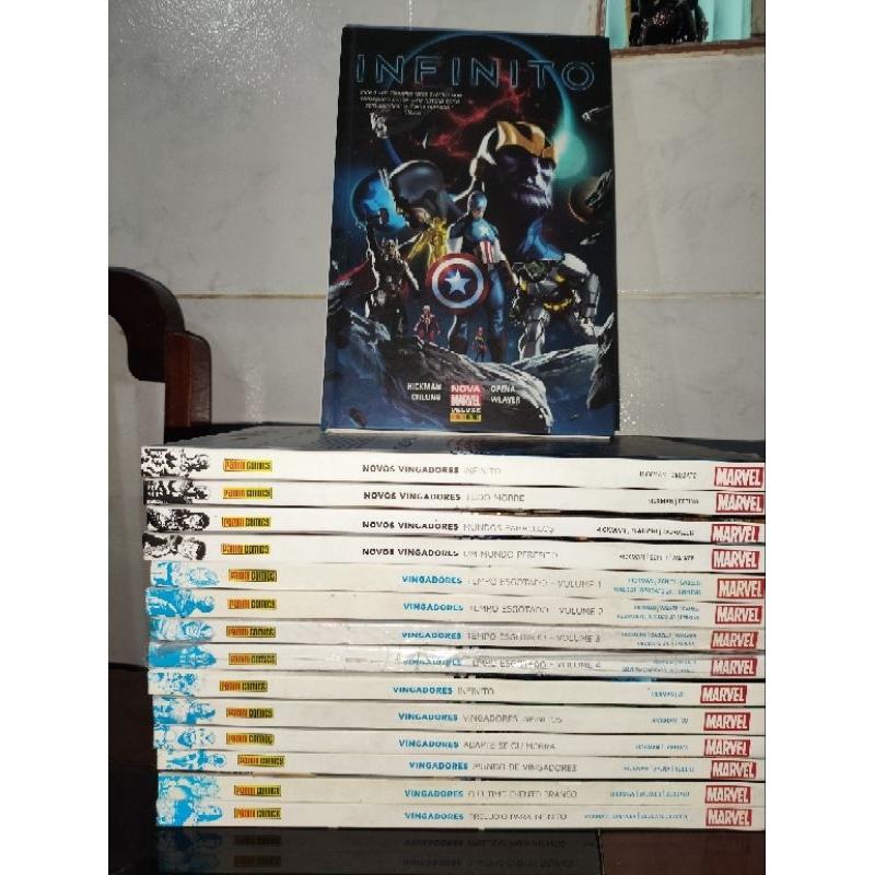 Hq COMPLETA Vingadores e Novos Vingadores Nova Marvel Jonathan Hickman - 15 edições