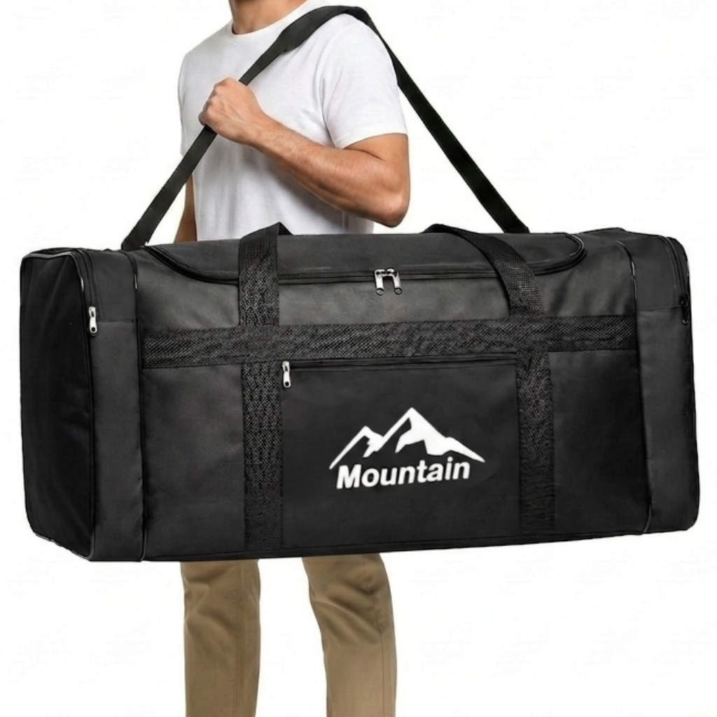 Bolsa Mala de Viagem G Mala Grande Resistente Dobrável Média 55L Reforçada Familia Avião 23kg Bordo