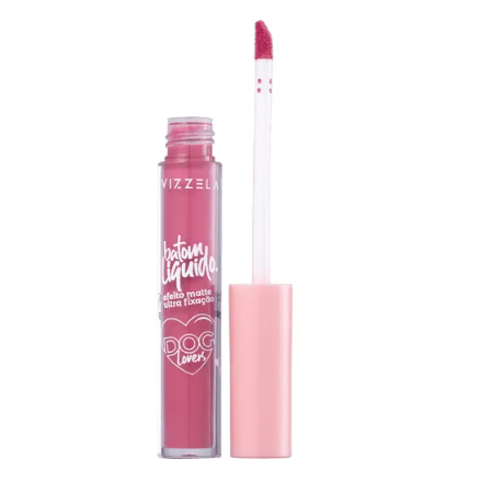 Vizzela Cosméticos Dog Lovers Cor 05 Yorkshire - Batom Líquido 3,5g