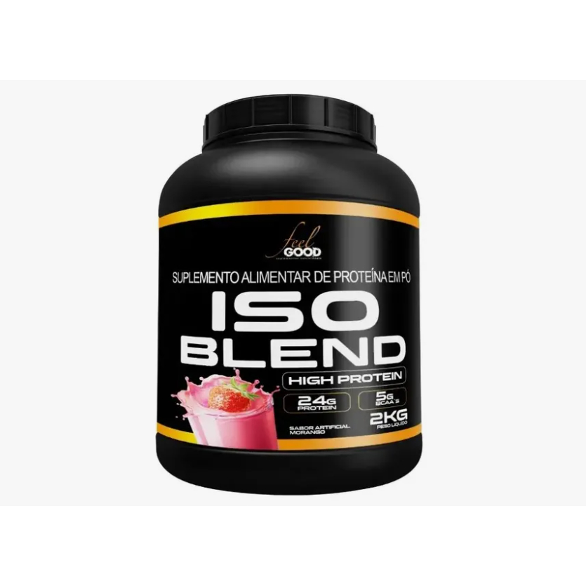 Iso Blend Feel Good High Protein 24g Proteína Morango -2kg