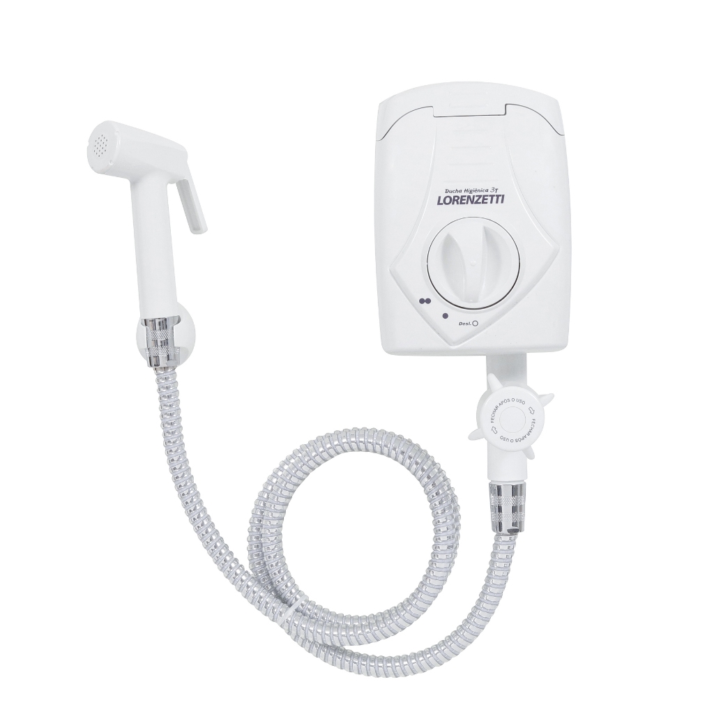 Imagem Ducha Higiênica Elétrica Aquecedor 3 Temperaturas 4000W Lorenzetti 110V ou 220V