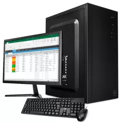 PC CPU Completo Mancer, Intel Core I5, 8GB De Memória Ram, SSD 240GB, Monitor + Teclado e mouse