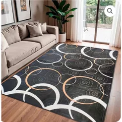 Tapete Moderno Geométrico para Sala e Quarto – Sofisticação e Conforto