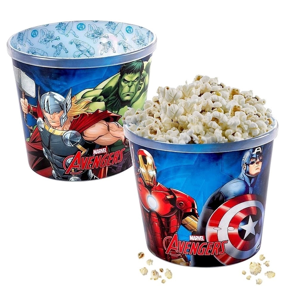 Balde de Pipoca Marvel Cinema Colecionável 2,1L